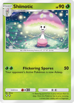 Shiinotic - pokemon TCG Card