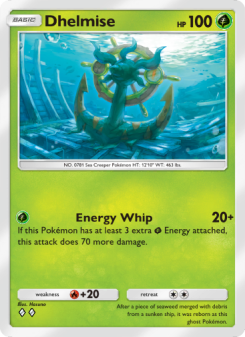 Dhelmise - pokemon TCG Card
