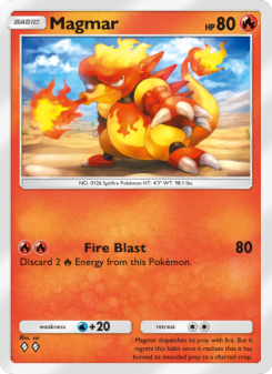 Magmar - pokemon TCG Card