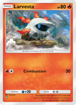 Larvesta - pokemon TCG Card