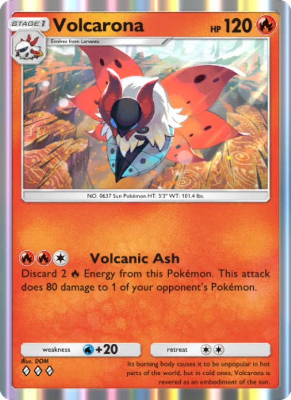 Volcarona - Pokémon TCG Card