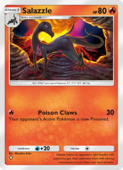 Salazzle - pokemon TCG Card