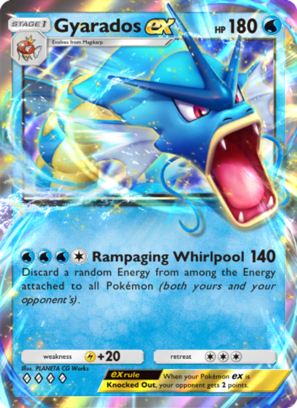 Gyarados ex - Pokémon TCG Card