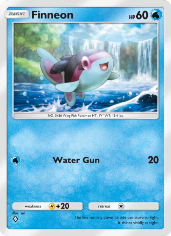 Finneon - Pokémon TCG Card