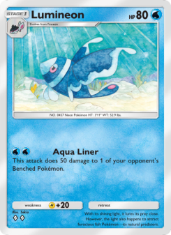 Lumineon - pokemon TCG Card