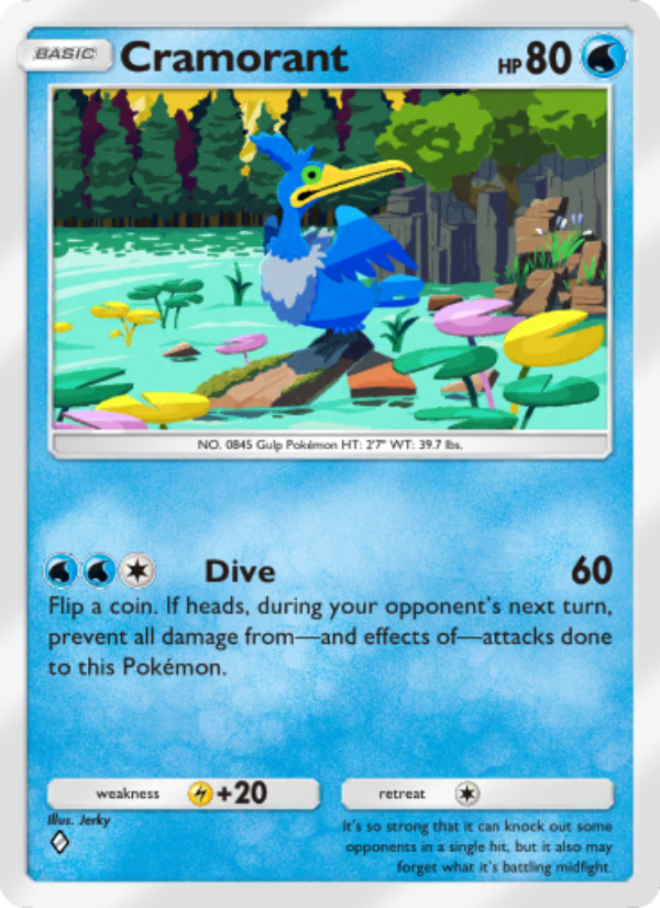 Cramorant - Pokémon TCG Card