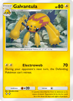 Galvantula - pokemon TCG Card