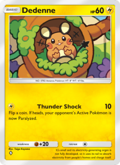 Dedenne - pokemon TCG Card