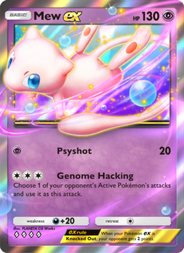 Mew ex - Pokémon TCG Card