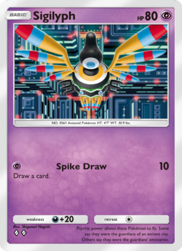 Sigilyph - Pokémon TCG Card