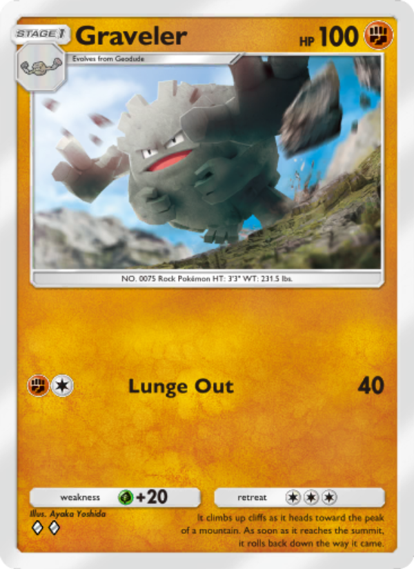 Graveler - Pokémon TCG Card