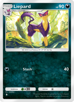 Liepard - pokemon TCG Card