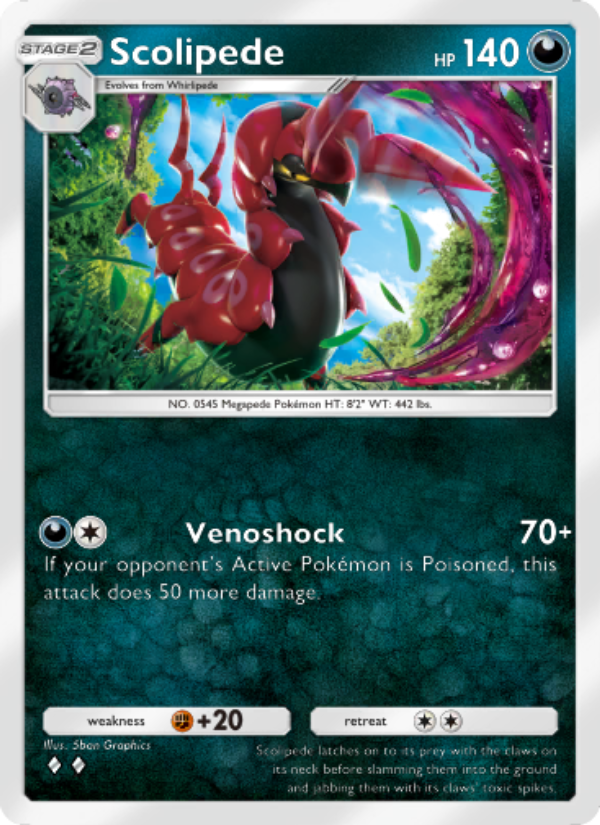 Scolipede - Pokémon TCG Card