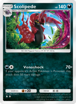 Scolipede - pokemon TCG Card