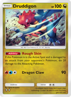 Druddigon - pokemon TCG Card