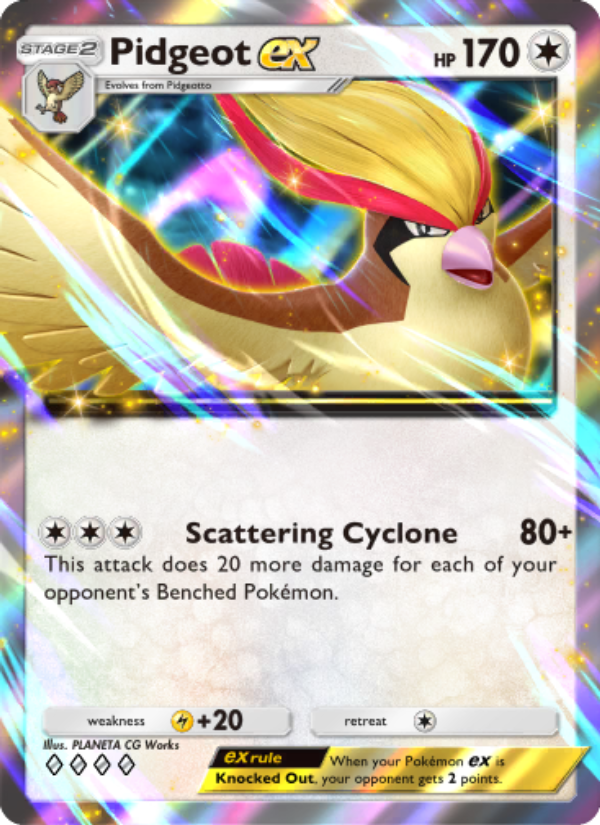 Pidgeot ex - Pokémon TCG Card