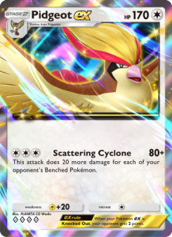 Pidgeot ex - pokemon TCG Card