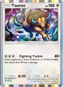 Tauros - pokemon TCG Card