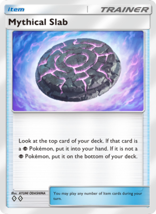 Mythical Slab - Pokémon TCG Card