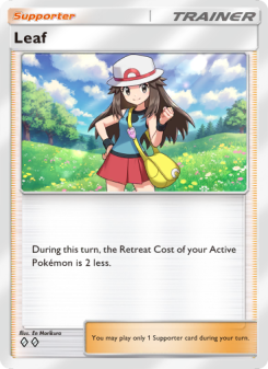 Leaf - pokemon TCG Card