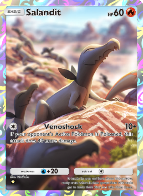 Salandit - Pokémon TCG Card