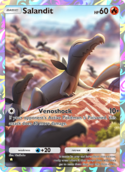 Salandit - pokemon TCG Card