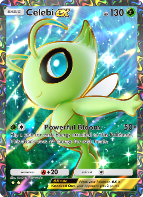 Celebi ex - Pokémon TCG Card