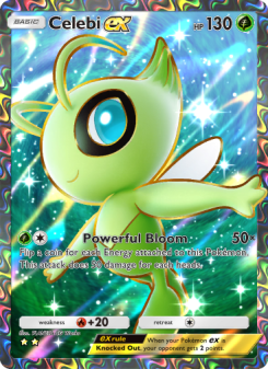 Celebi ex - pokemon TCG Card