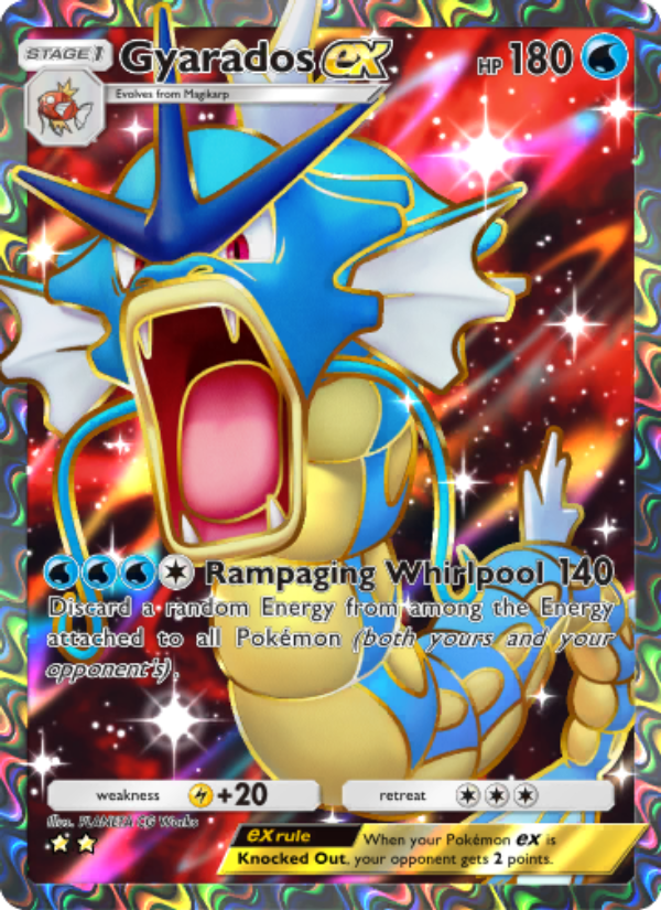Gyarados ex - Pokémon TCG Card