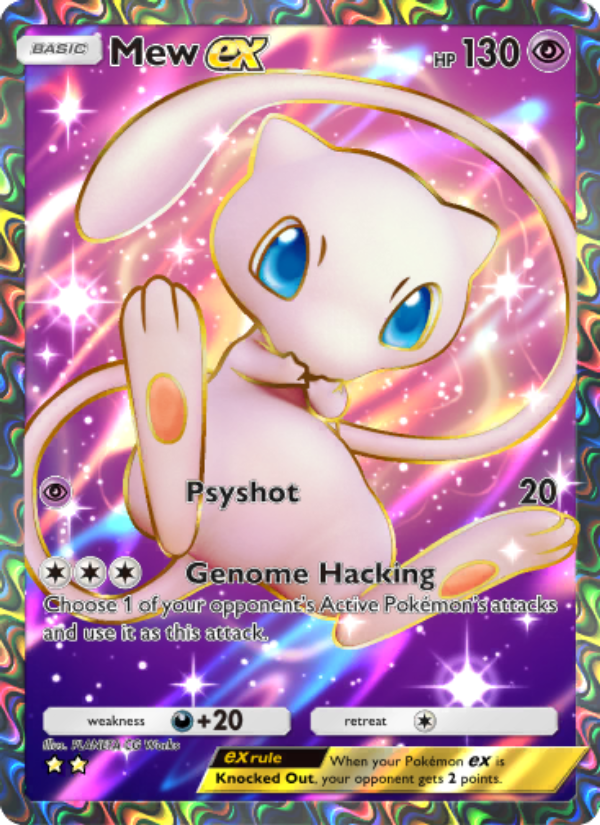 Mew ex - Pokémon TCG Card