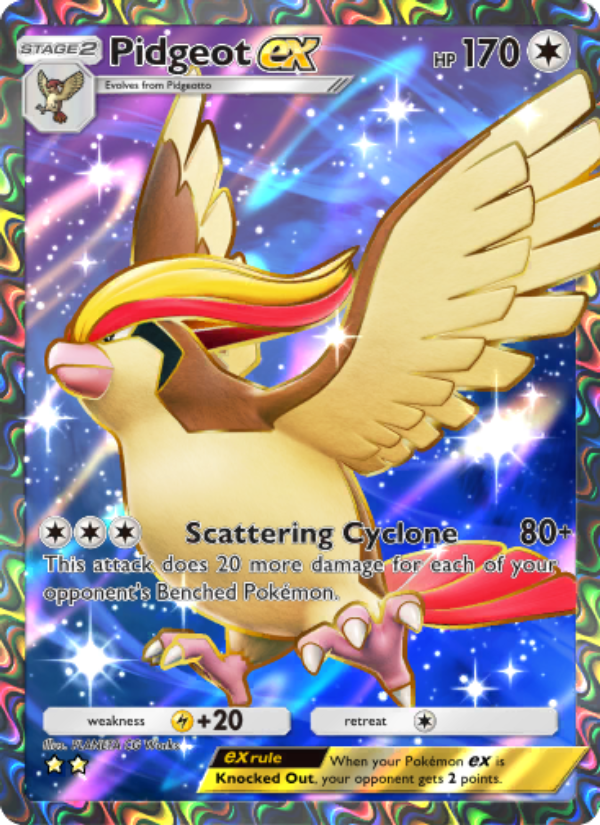 Pidgeot ex - Pokémon TCG Card