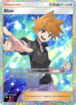 Blue - pokemon TCG Card