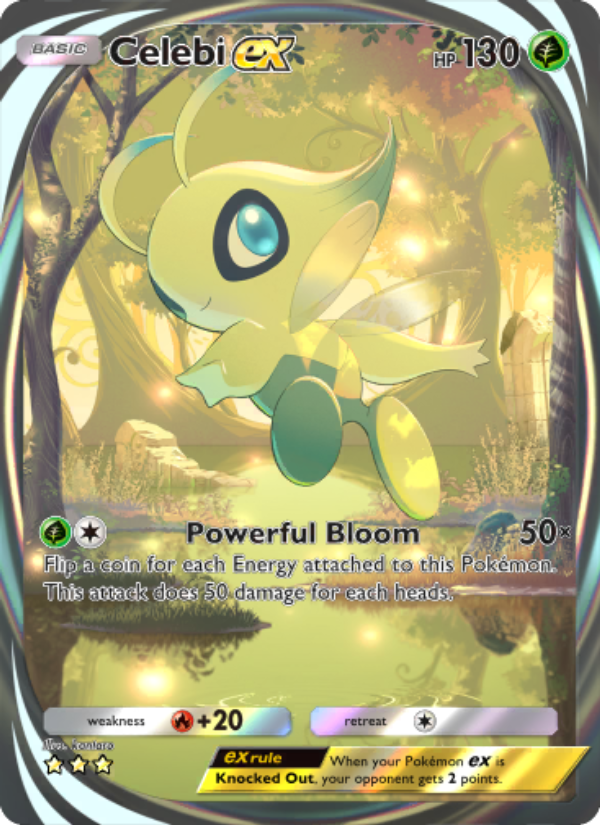 Celebi ex - Pokémon TCG Card