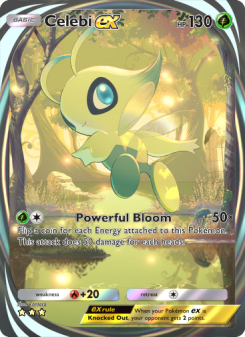 Celebi ex - pokemon TCG Card