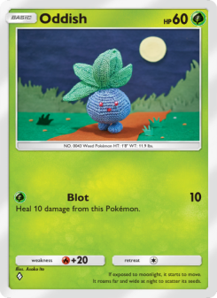Oddish - pokemon TCG Card