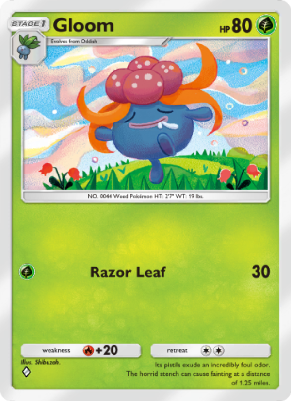 Gloom - Pokémon TCG Card