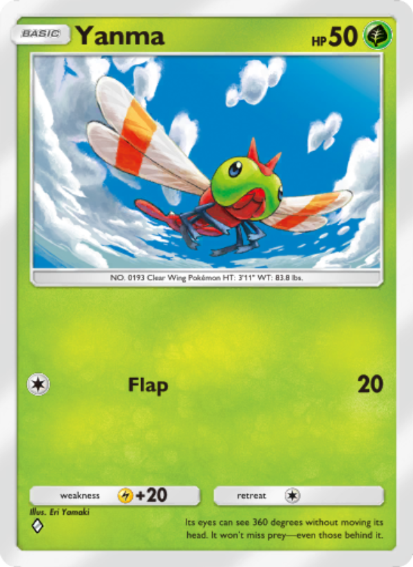 Yanma - Pokémon TCG Card