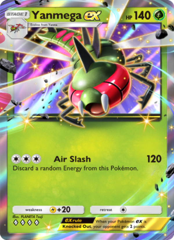 Yanmega ex - Pokémon TCG Card