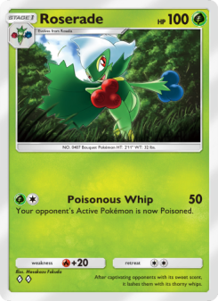 Roserade - pokemon TCG Card