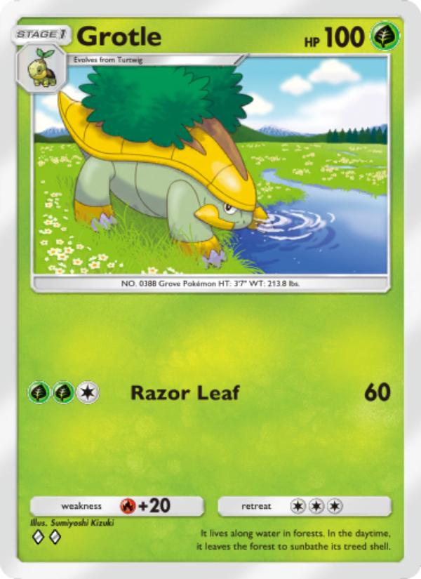 Grotle - Pokémon TCG Card