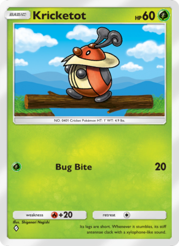 Kricketot - Pokémon TCG Card