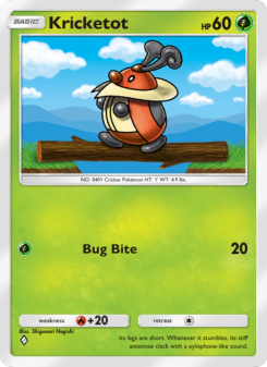 Kricketot - pokemon TCG Card
