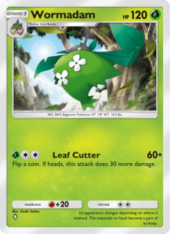 Wormadam - pokemon TCG Card