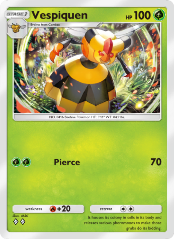 Vespiquen - Pokémon TCG Card