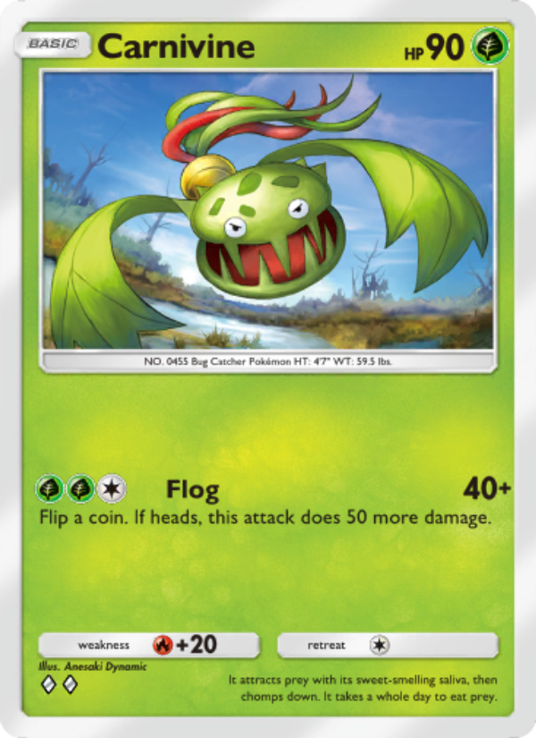 Carnivine - Pokémon TCG Card