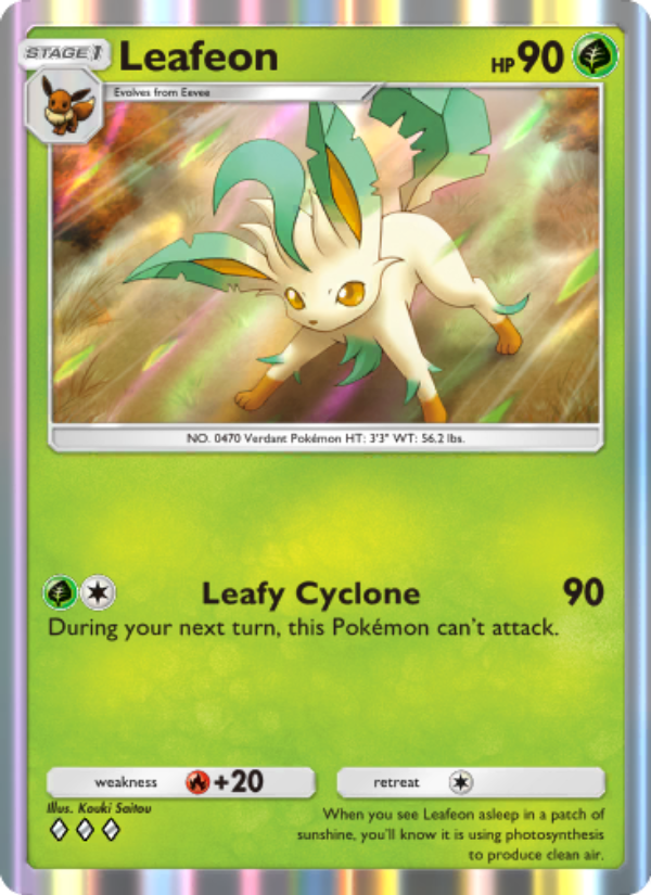 Leafeon - Pokémon TCG Card