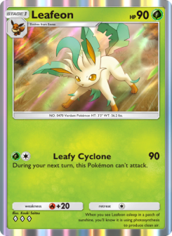 Leafeon - pokemon TCG Card