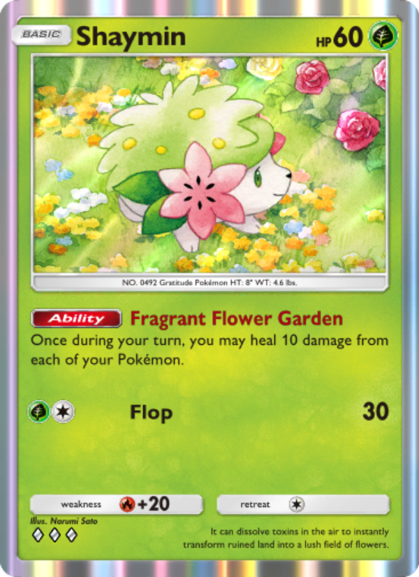 Shaymin - Pokémon TCG Card