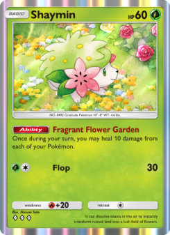 Shaymin - pokemon TCG Card