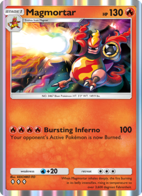 Magmortar - Pokémon TCG Card